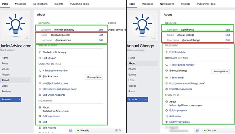change-facebook-about-us-section | A Guide To Merging Facebook Pages In 4 Easy Steps