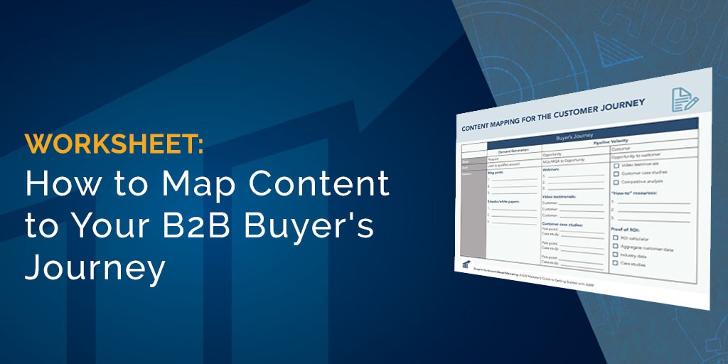 Account-based marketing content mapping worksheet