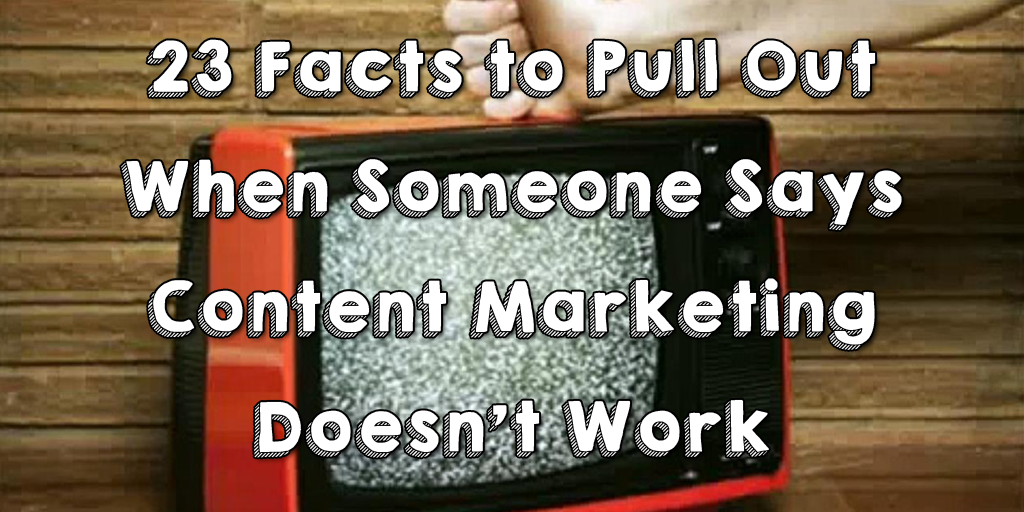 Content marketing stats