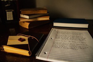 Writing on paper
