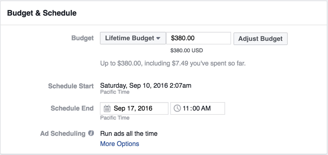 How to compete in Facebook Ads lifetime budget