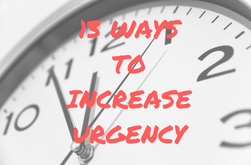 how to increase urgency and drive sales