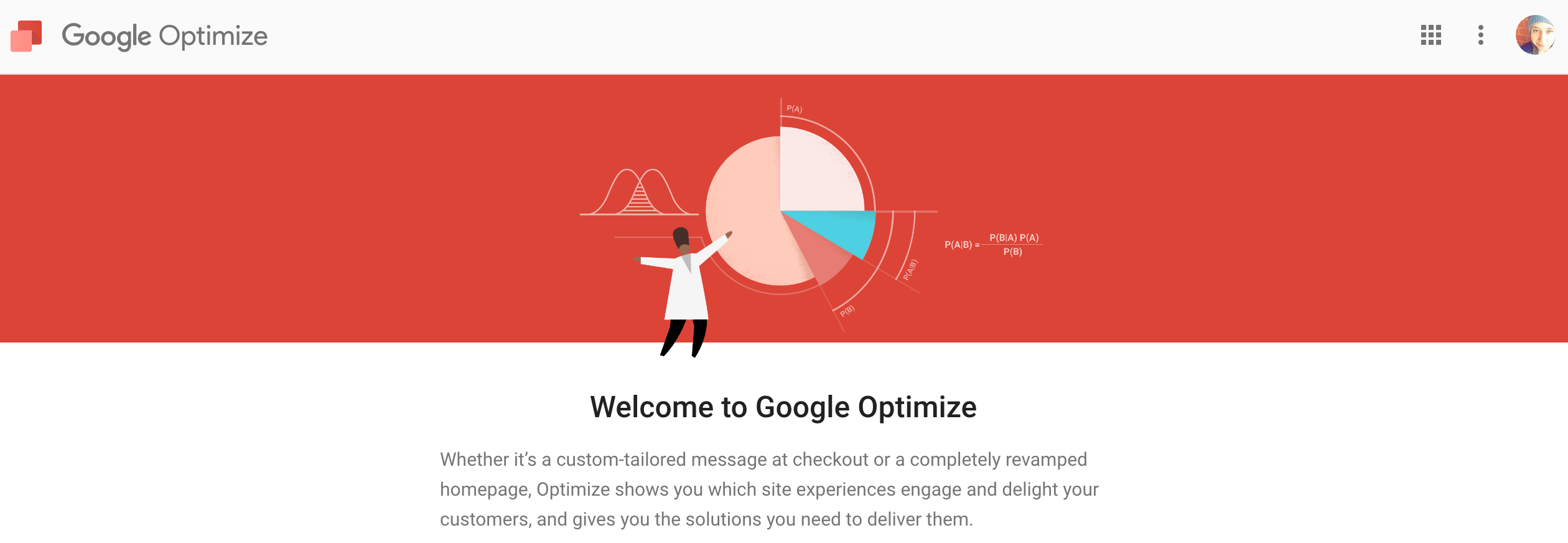 Welcome to Google Optimize