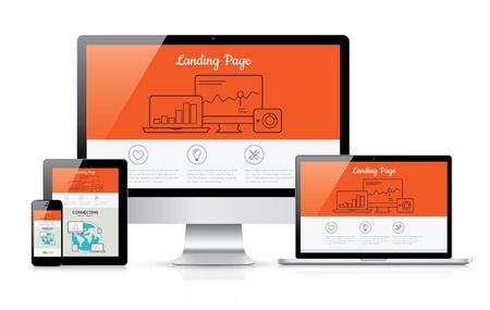 3 landing Page Screens