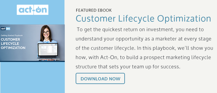 Act-On eBook: Customer Lifecycle Optimization