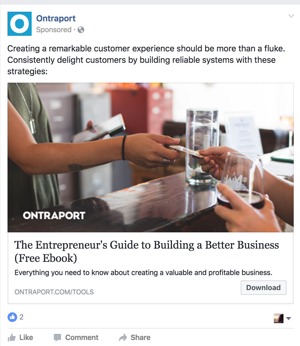 Ontraport using social proof