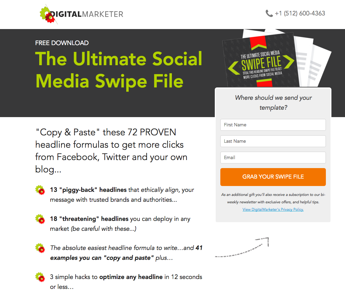 DIGITAL MARKETER SWIPE FILE