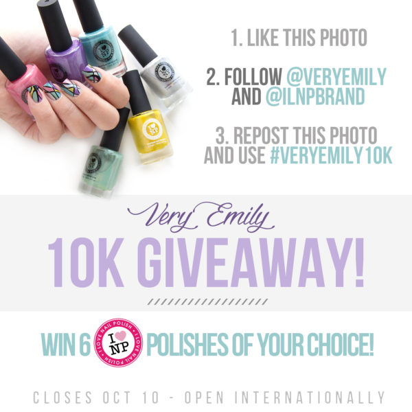 Instagram giveaways example post