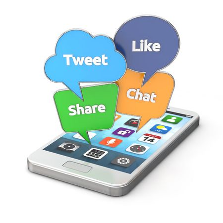Social Media on Smartphone