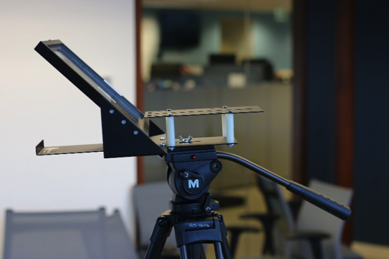This is a picture of the teleprompter Act-On Software uses for its B2B videos