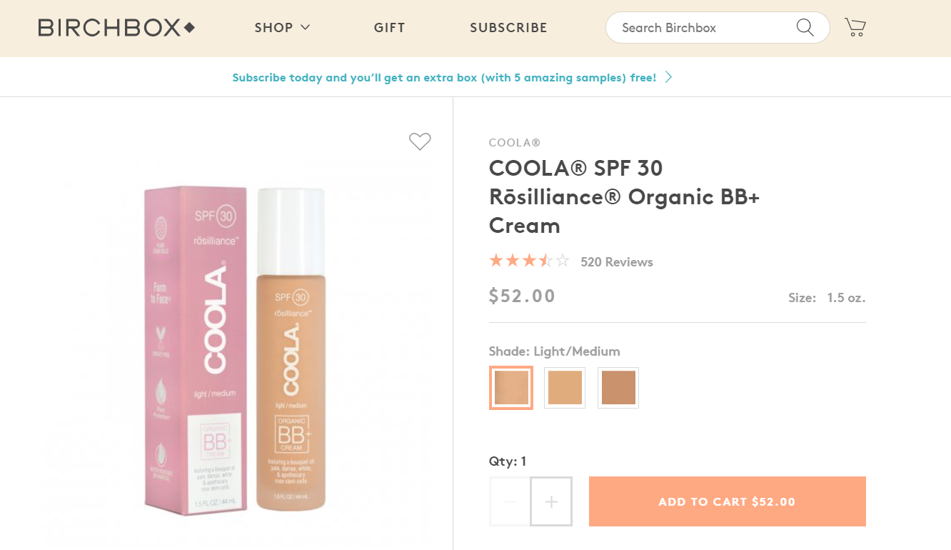 ecommerce instagram product display