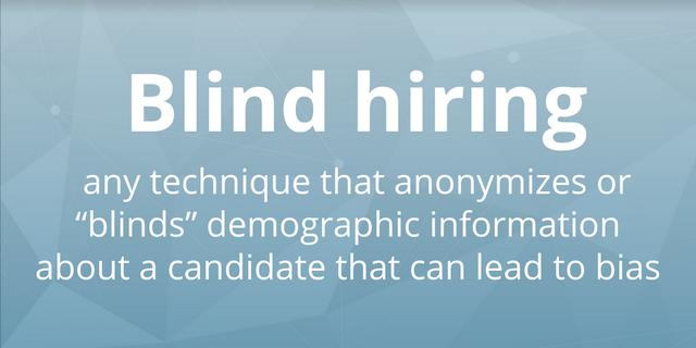 blind hiring definition