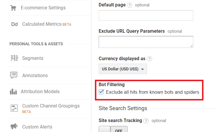 Google Bot Filtering 