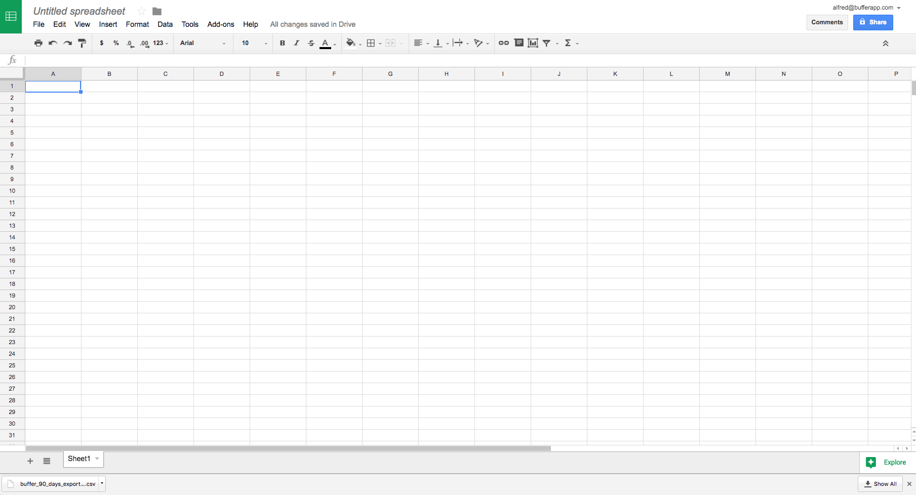 Import to Sheets