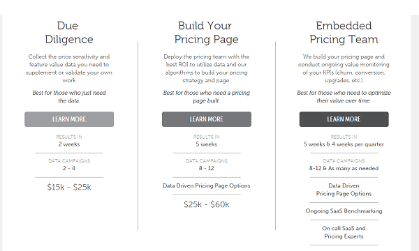 pricing strategy examples screenshot