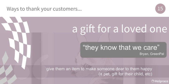 Way to Thank Customers 15