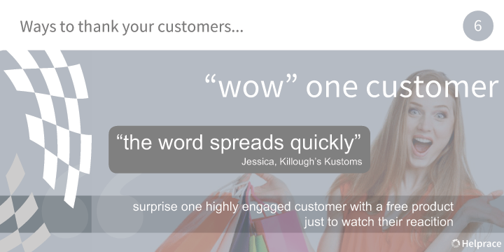 Way to Thank Customers 6