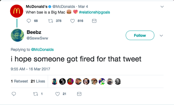 McDonalds Social Example