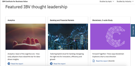 IBM Thought Leadership Content