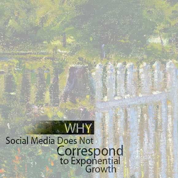 Why Social Media Does Not Correspond to Exponential Growth 