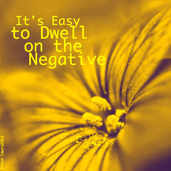 Its Easy to Dwell on the Negative