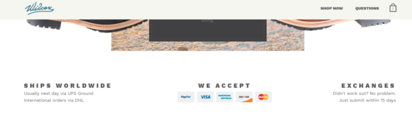 home page trust badge examples