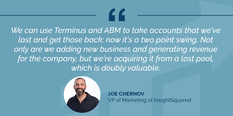 Joe Chernov InsightSquared quote account-based marketing