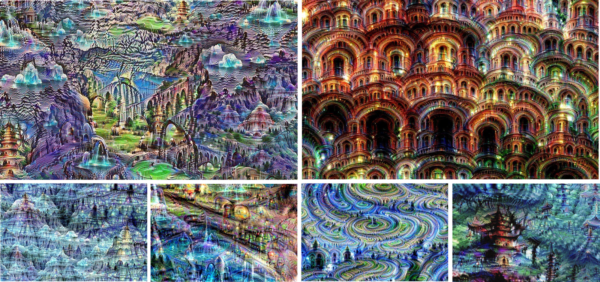 Machine learning Google neural network psychedelic images