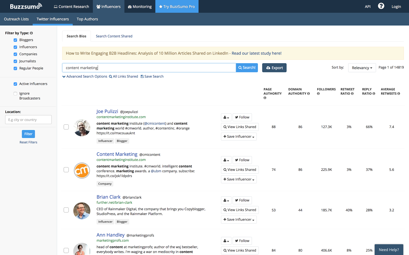 online reputation tools buzzsumo