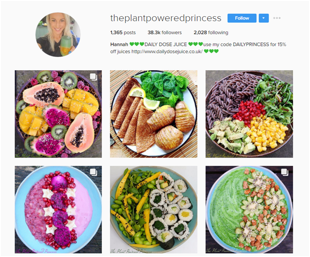 theplantpoweredprincess Instagram Profile