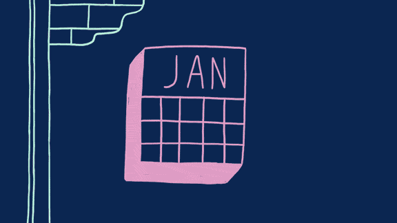 time template - calendar gif