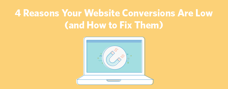 website conversions header