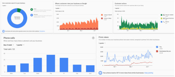 Google Business Listing Insights