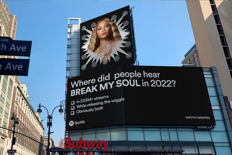 ATL Marketing: Spotify transit marketing