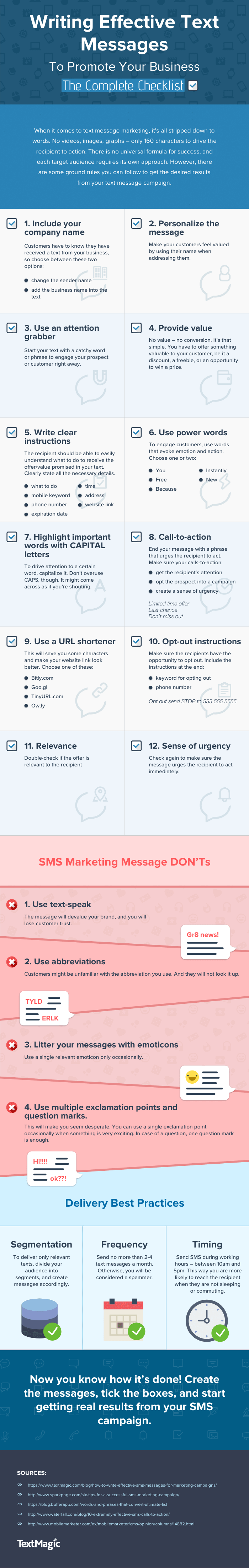 Follow these 12 text message marketing best practices to have the greatest impact on your customers when you text them an offer.