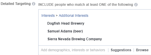 facebook competitor ads interest targeting