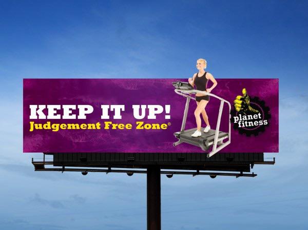 ATL Marketing: Planet Fitness billboard