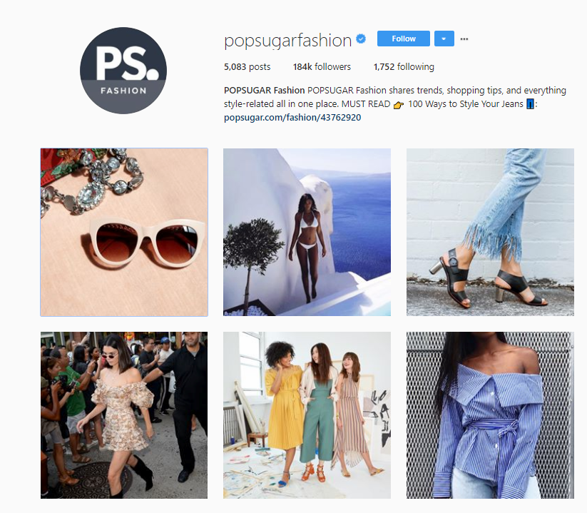 fashion trends on instagram
