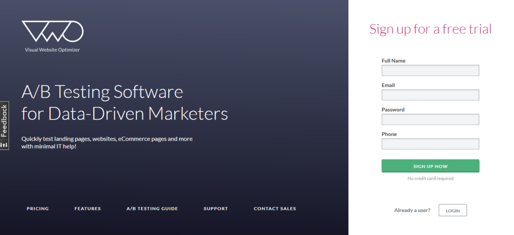 short form vs long form landing page test