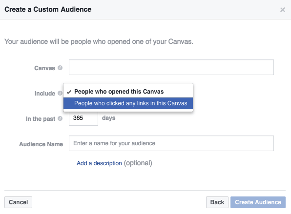 how to create canvas facebook ads