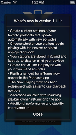 app release notes