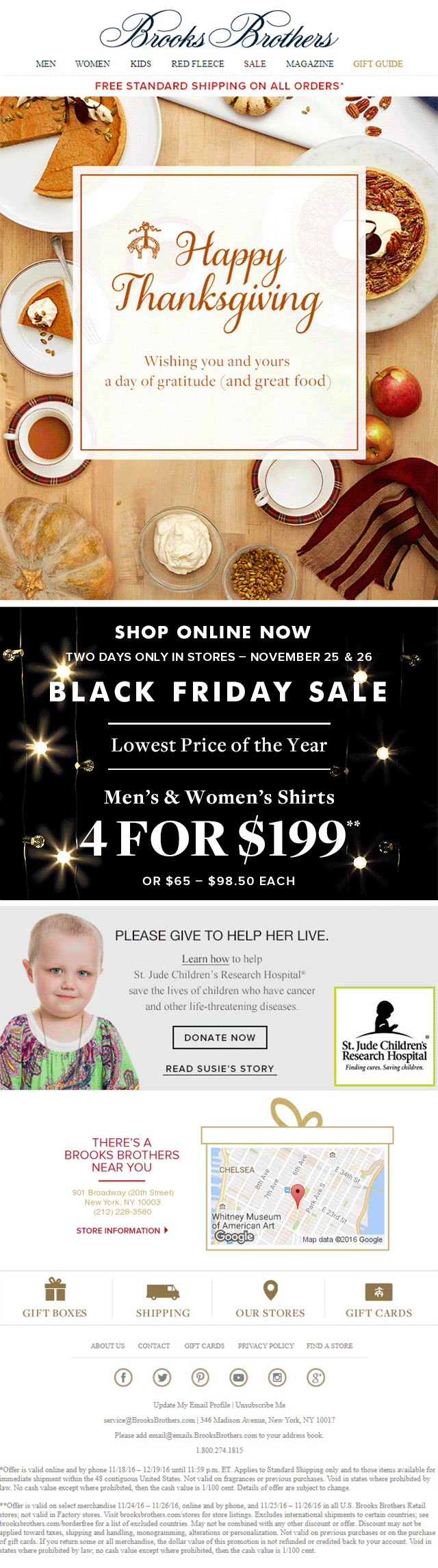 Brooks Brothers_thanksgiving email