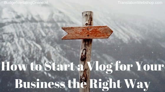 ‘How to Start a Vlog for Your Business the Right Way’ I am learning about vlogging and so, in this blog, you will find the basics of vlogging. I first list six reasons why a company should be vlogging and then I list fifteen ways how to launch a vlog without failing: http://bit.ly/BusinessVlog