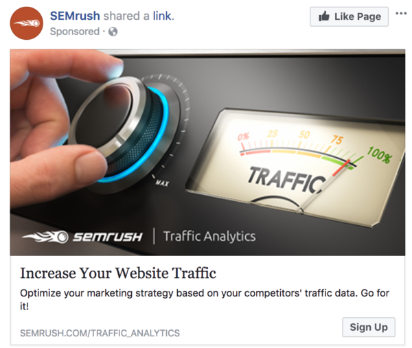semrush facebook ads