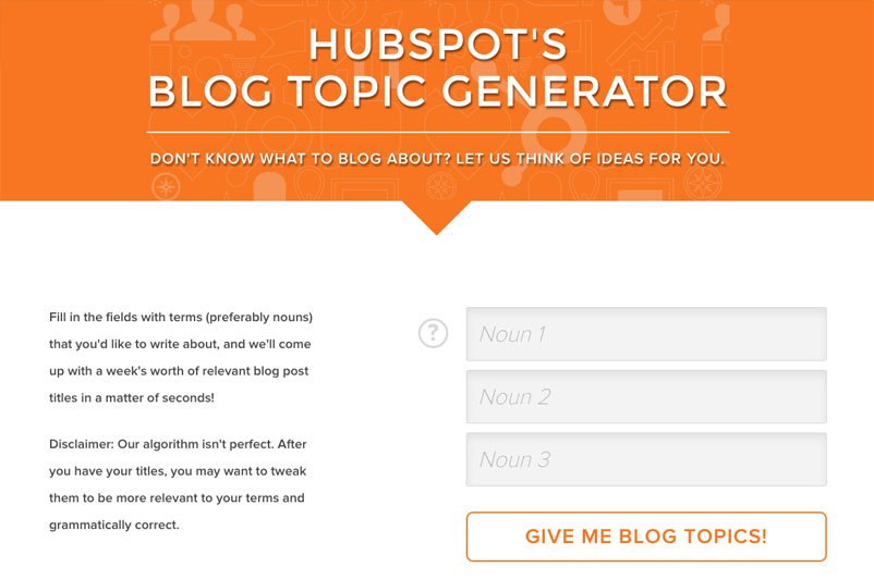 HubSpot Topic Generation Tools