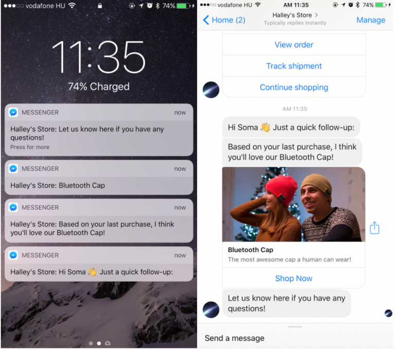 personalized messaging for ecommerce