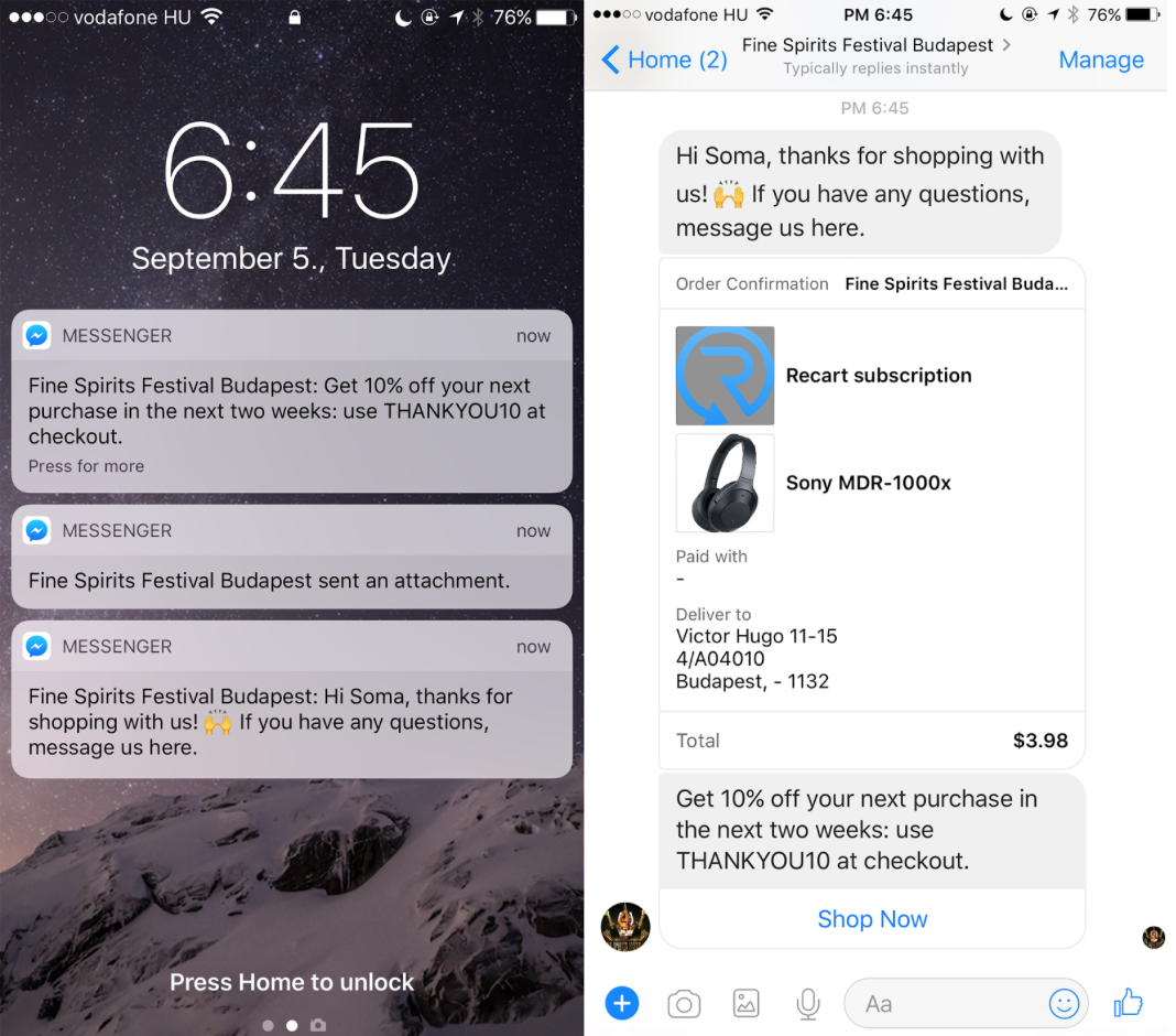 personalized messaging for eCommerce