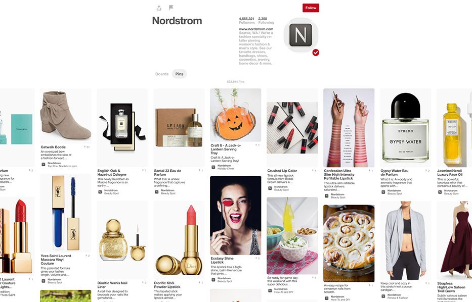Pinterest Page Social Media