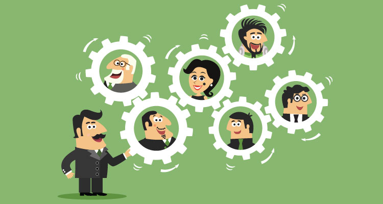 How many employees and clients does the platform accommodate