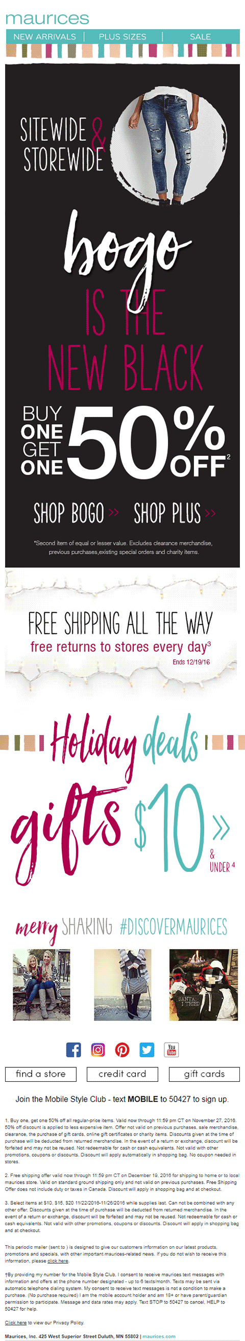 Maurices_black friday email
